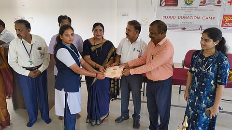 Blood donation camp at Cauvery Technical College Mandya
