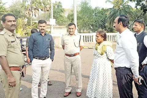 DC visits venue of Sarva Dharma Sansattu program