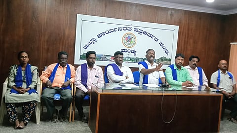 Dalit Sangharsh Samiti Press Conference Mandya