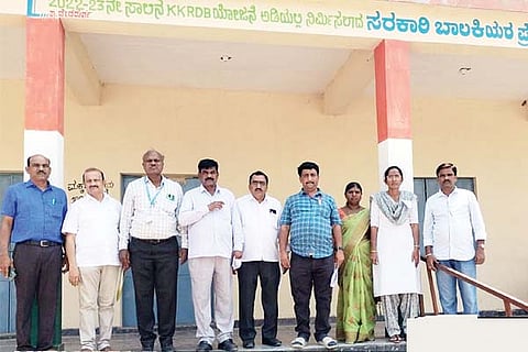 Devadurga Adrsha school enters exam