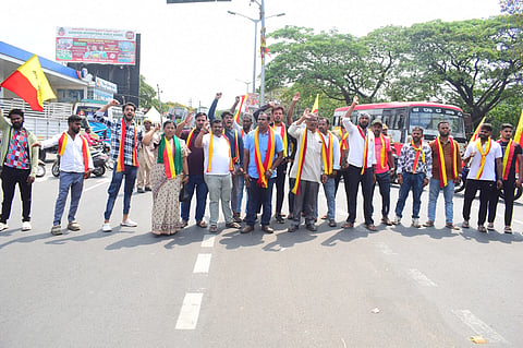Dismal response to Karnataka bandh Mandya
