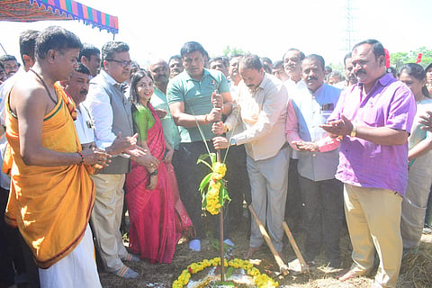 Driving development work in the university Mandya