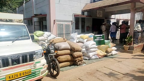 Farmers crops seezed