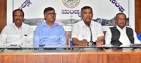 Former Deputy Speaker Marithibbegowda press conference Mandya