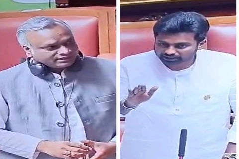 ವಿಧಾನಸೌಧದ ಅಧಿವೇಶನದಲ್ಲಿ ಶಾಸಕ ಧೀರಜ್ ಮುನಿರಾಜು ಅವರ ಪ್ರಶ್ನೆಗೆ ಗ್ರಾಮೀಣಾಭಿವೃದ್ಧಿ ಸಚಿವ ಪ್ರಿಯಾಂಕ್ ಖರ್ಗೆ ಉತ್ತರಿಸಿದರು.