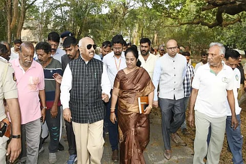 Gandhi Park visit Deputy Lokayukta
