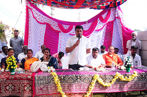 Government school building inaugurated in Kannali village Mandya
