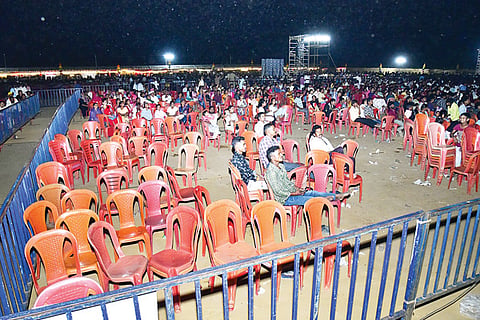 Hampi Utsav first day unseen crowd