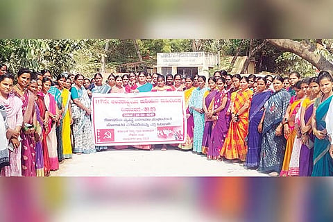 Hb halli womens working day