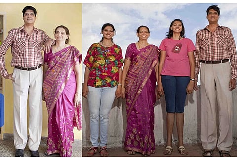 India tallest family
