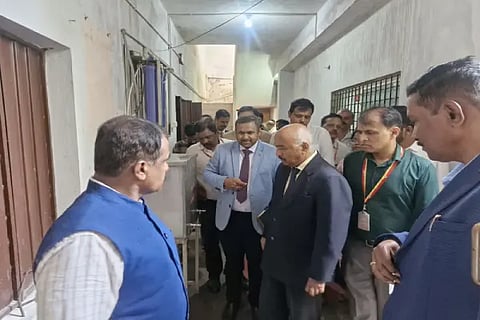 Justice K.N.Phanindra visit hostel