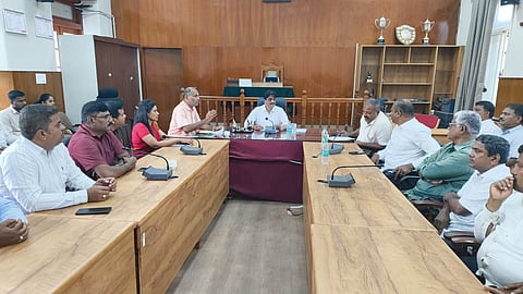 Meeting on Government Employees Sports Mandya