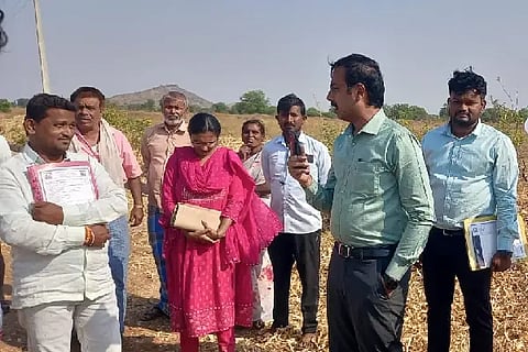 NREGA project work inspection