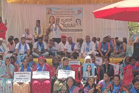 Protest condemning the death of a student