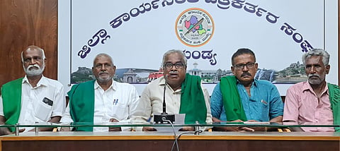 Raitha Sangh Integration Committee press conference Mandya
