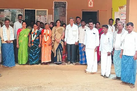Ratnamma Channagoudra is the President of Makari GP
