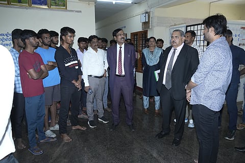 State Human Rights Commission visits hostel Mandya