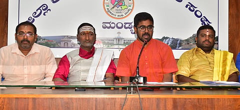 Unorganized Priest Workers Federation press conference Mandya