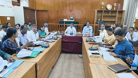 Urban Development Cell Progress Review Meeting Mandya