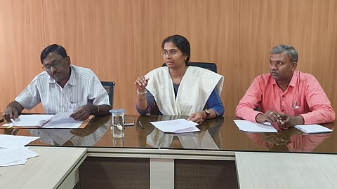 ZP CEO meeting on Womens Day Mandya