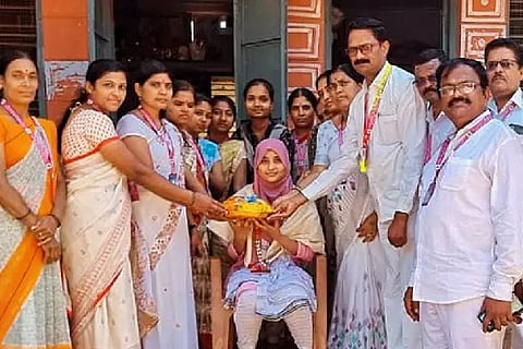 Zabeena ranks first for Rani Chennamma University