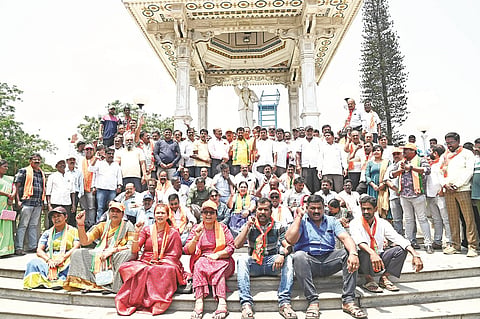 bjp protest