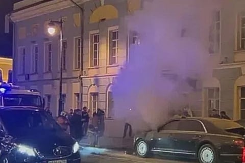 car blast