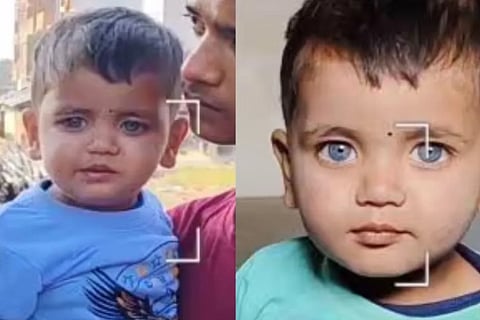 childs eyes