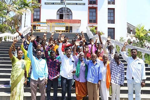 hasudi villagers protest