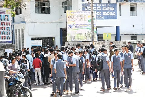 puc exam in shimogga