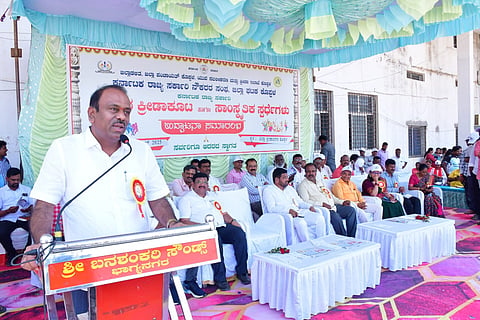 district koppal govt employees association sports mp rajashekhar hitnala