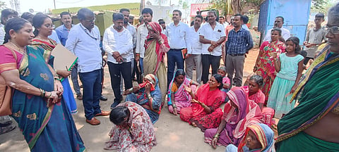 district koppal chil protaction commission visit hosalli village