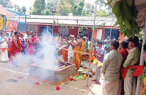 ಪುದುಪಾಡಿ ದೇಗುಲದಲ್ಲಿ ಚಂಡಿಕಾ ಯಾಗ