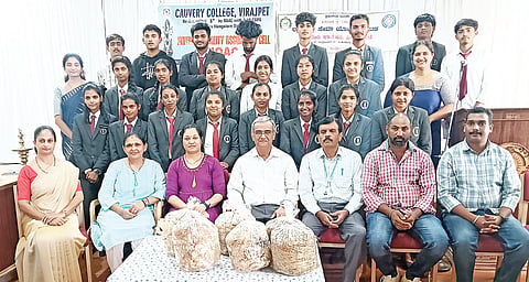 ವಿದ್ಯಾರ್ಥಿಗಳಿಗೆ ಅಣಬೆ ಬೇಸಾಯ ಕಾರ್ಯಾಗಾರ