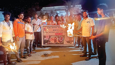 torchlight procession