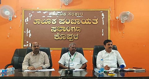 district koppal guaruntee schemes review meeting