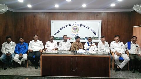 Ambedkar Multipurpose Service Organization Press Conference Mandya