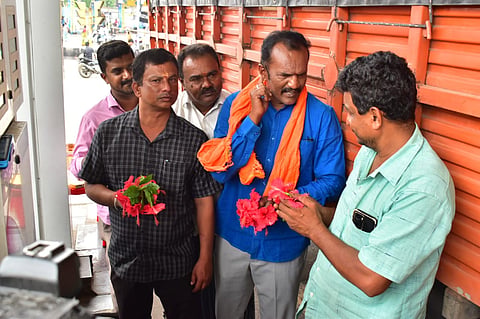 Awareness campaign against the state government Mandya