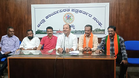 BJP District President Press Conference Mandya