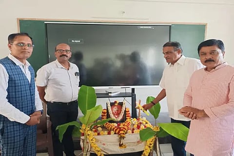 Basava Jayanti in arya pu collage