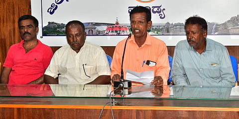 Basava Kendra press conference Mandya