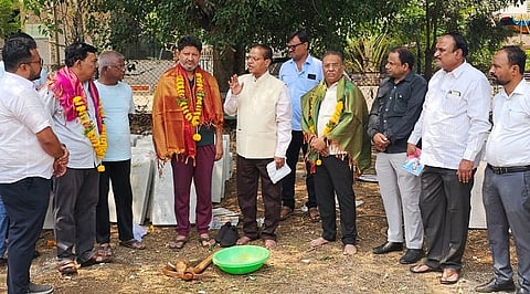 Basaveshwar Colony Garden Development Work Started