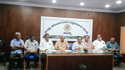Brahmin Sabha press conference Mandya