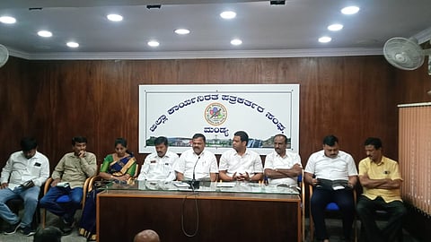Cauvery River Protection Committee press conference Mandya