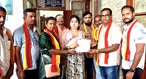 Demand to remove illegal building Mandya