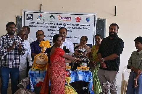 Distribution of kits to prevent malnutrition