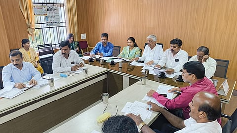 District Guarantee Scheme Implementation Authority Progress Review Meeting Mandya