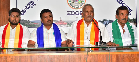 Kadamba Sene press conference Mandya