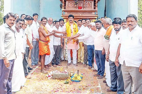 Kanakagiri development work puja