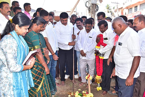 Launch of main road development Mandya